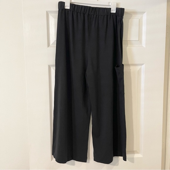 Planet By Lauren G Black Wide-Leg Pants - Picture 6 of 7